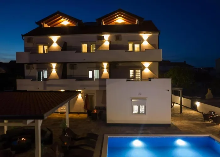 Apartamento In Okrug Gornji With Sea View, Balcony, Air Conditioning, Wifi 5134-5